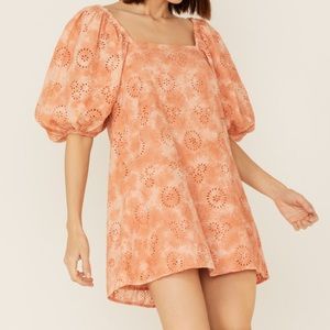 Jen's Pirate Booty Orange Mini Dress